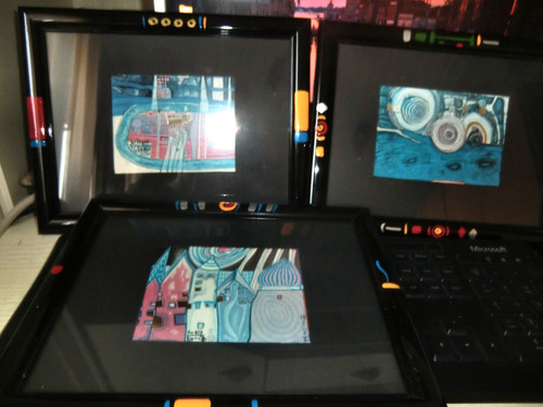 Hundertwasser bilder gerahmt - 3,