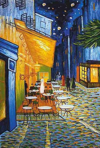 Van gogh caféterrasse - van,