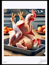 Einmalige Kunst Druck Grafik