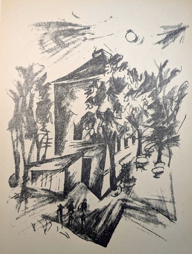 Original lithographie 1919 - lithographie.,