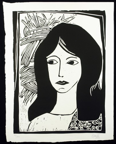 Mädchenportrait 1966 - mädchenportrait,,