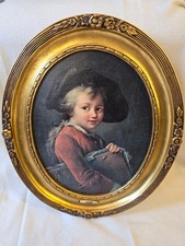 Ovales Rokoko-Porträt nach