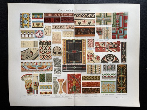 Antike grafik varia ornamente - grafik, varia: