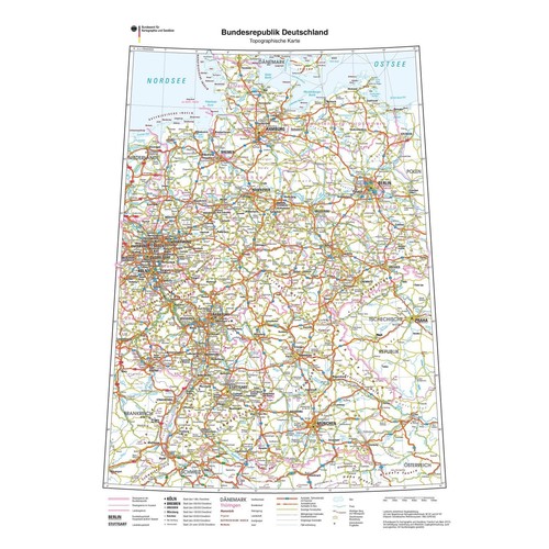 Xxl din topografische - din, b1