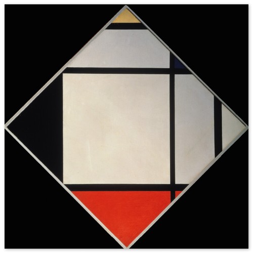 Piet mondrian rhombus - piet, mondrian,