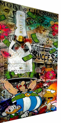 Pop art comicfiguren leinwand - pop,
