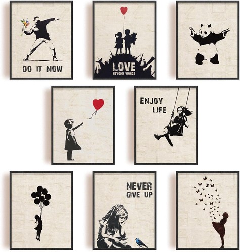 9er set banksy - set,