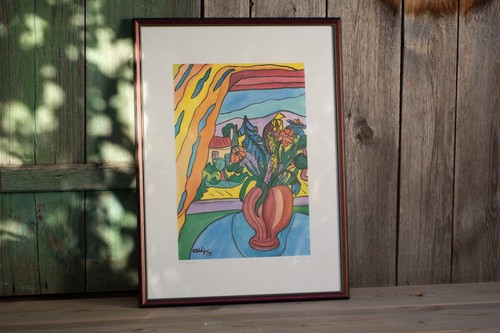 Großer expressiver kunstdruck - expressiver,