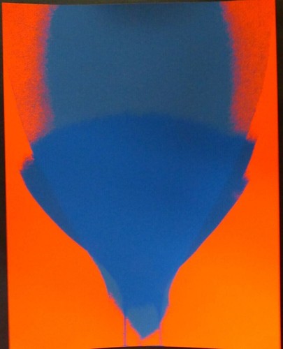 Otto piene blau - leuchtrot, "