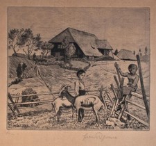 Hans Thoma Kinder Bauernhof