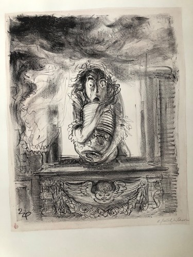 Lithographie handsigniert von
