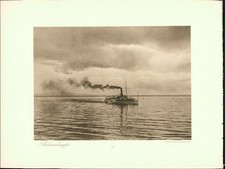 Kupfertiefdruck : Strandbild