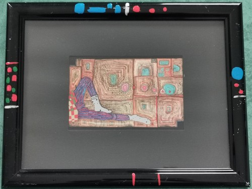 Hundertwasser bild bemalten - im,